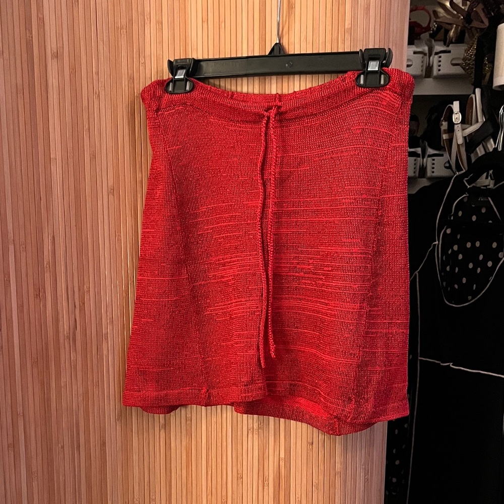 Calle del Mar  Red Women's Mini Skirt